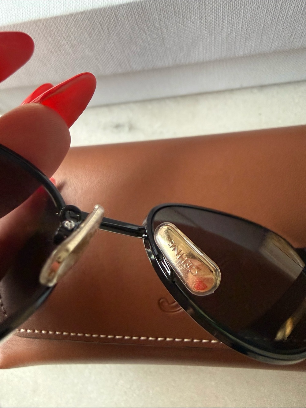 CELINE Triomphe Metal Round Sunglasses, 54mm - Picture 9 of 12